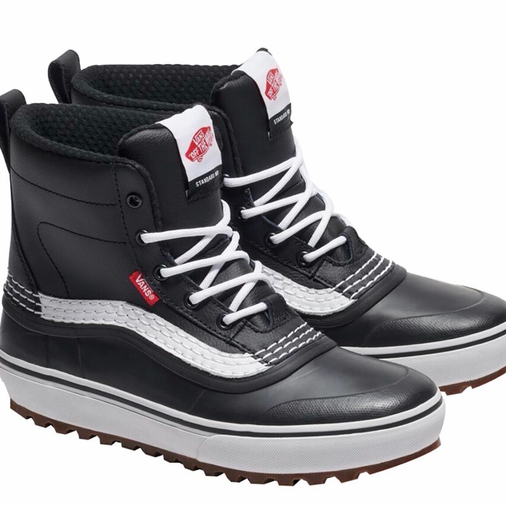 Vans Black and White High-Top Sneakers MTE Standard Mid Waterproof Boot